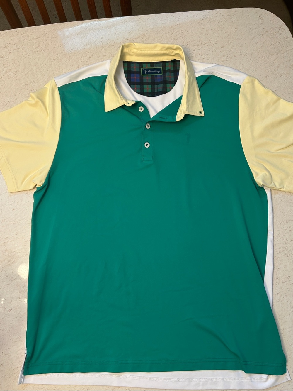 William Murray Green & Yellow Polo Shirt